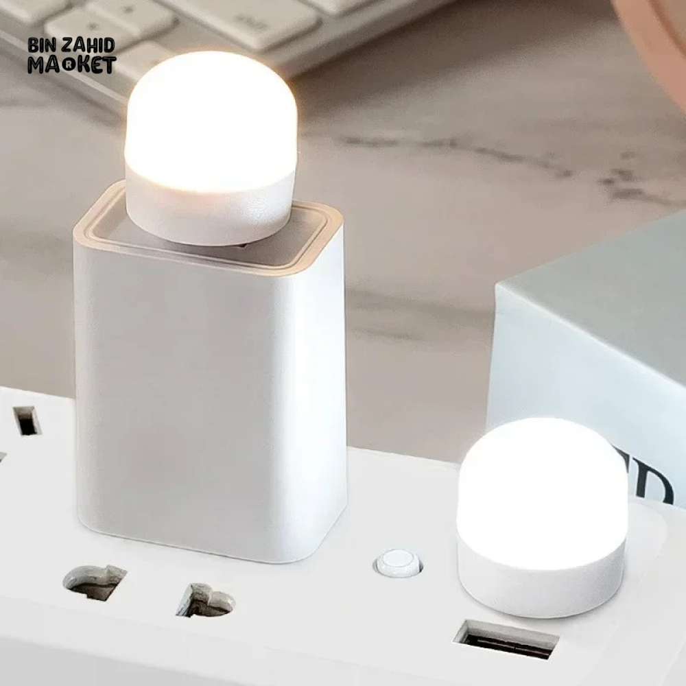PACK OF 10 MINI USB NIGHT LIGHT WARM WHITE EYE PROTECTION LED READING LAMP