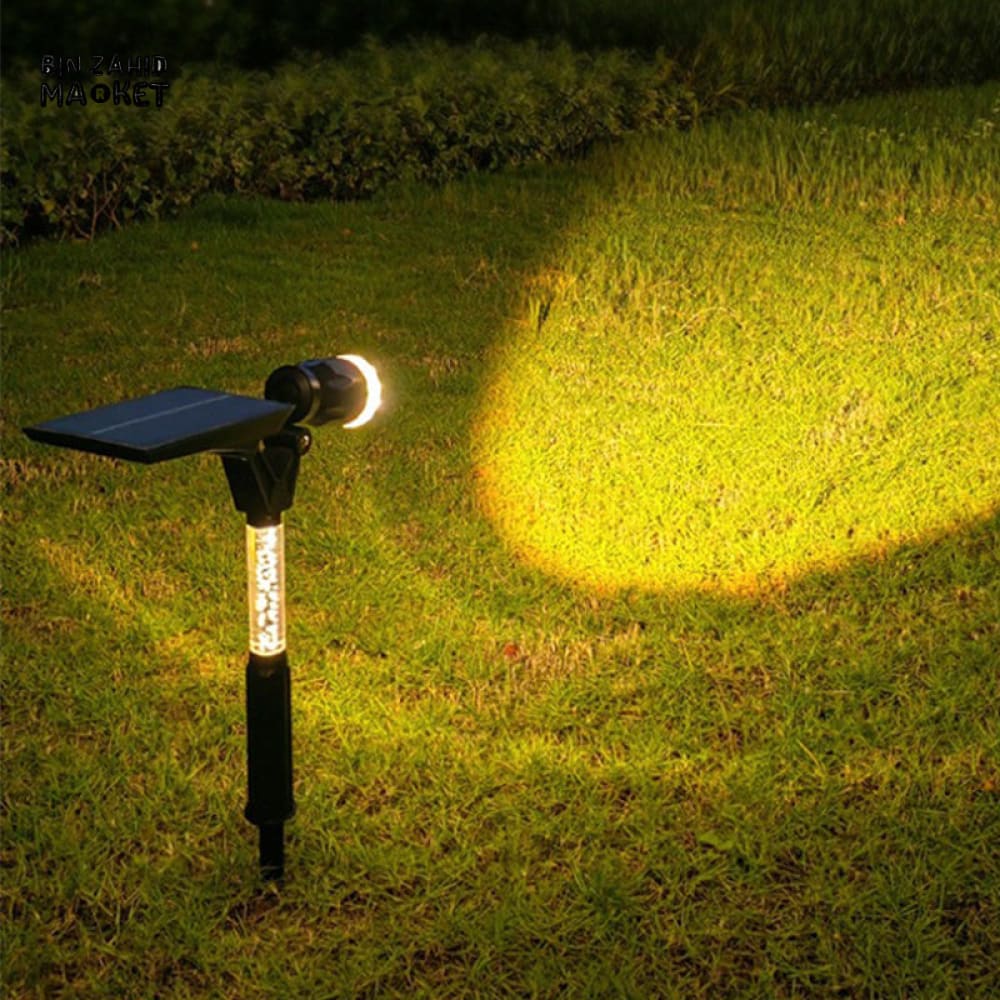 PACK OF 2 SOLAR POWERED OUTDOOR LIGHTS WATERPROOF LED FOR COURTYARD BALCONY & GARDEN