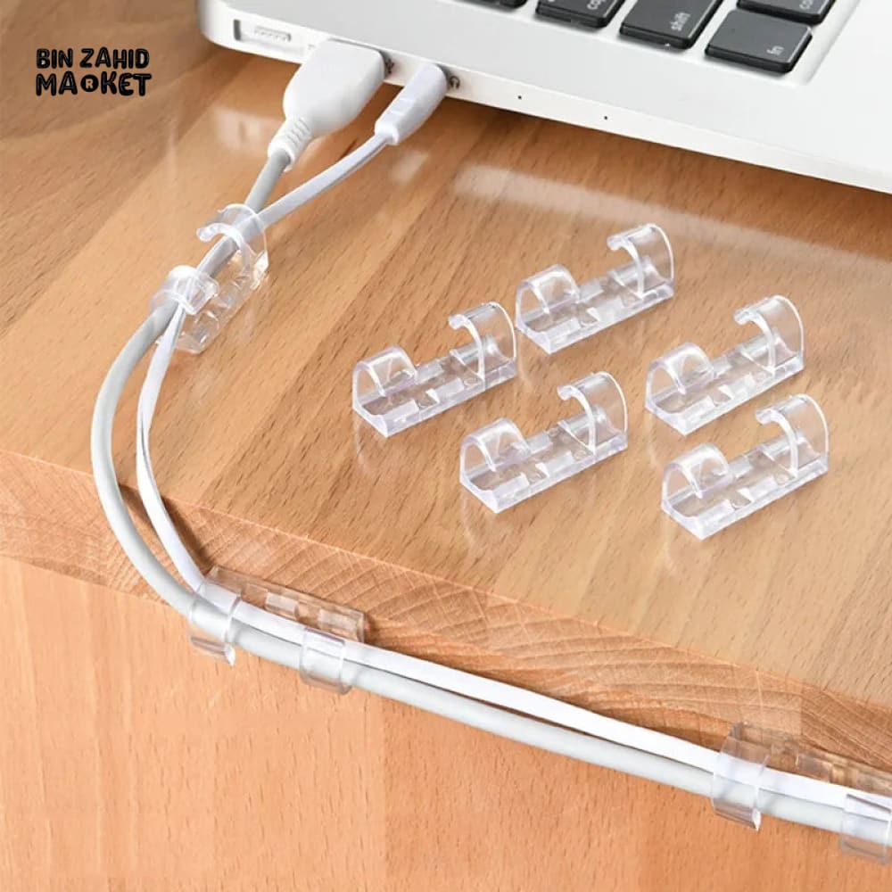 PACK OF 20 SELF STICK WIRE ORGANIZER