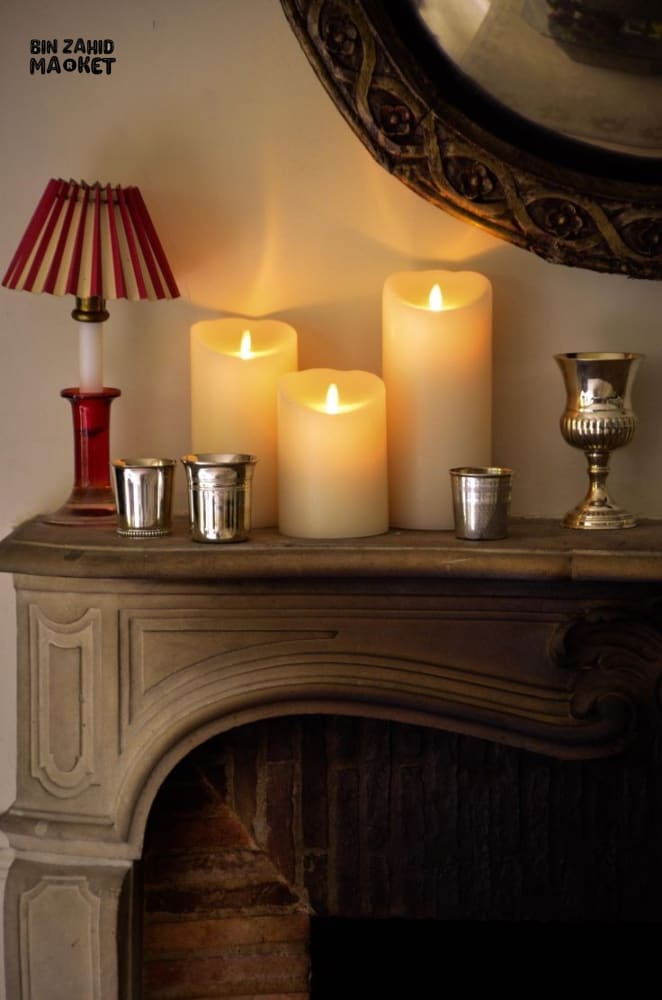 PACK OF 3 LED CANDLE LIGHTS