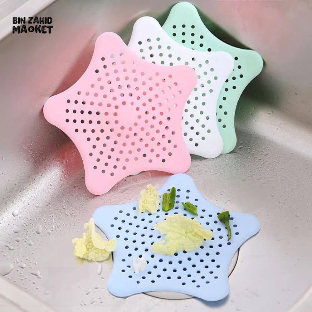 PACK OF 3 STAR NET SINK ANTI-BLOCKER