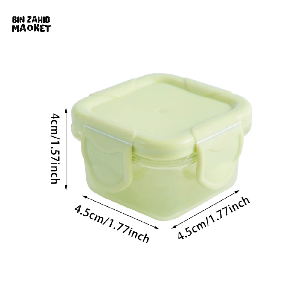 PACK OF 4 – 60ML FOOD-GRADE SEALABLE STORAGE BOXES – BABY FOOD, JAM, LUNCH