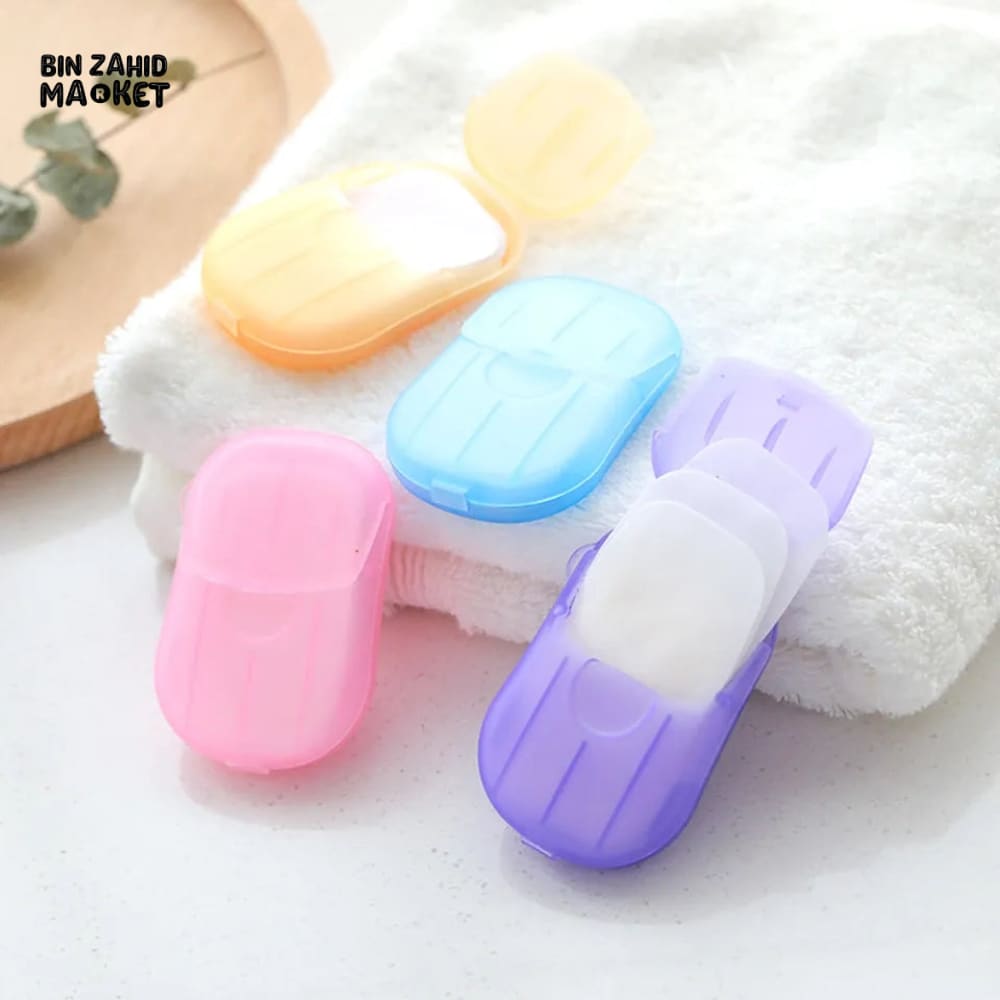 PACK OF 4 BOXES TRAVEL PAPER SOAP