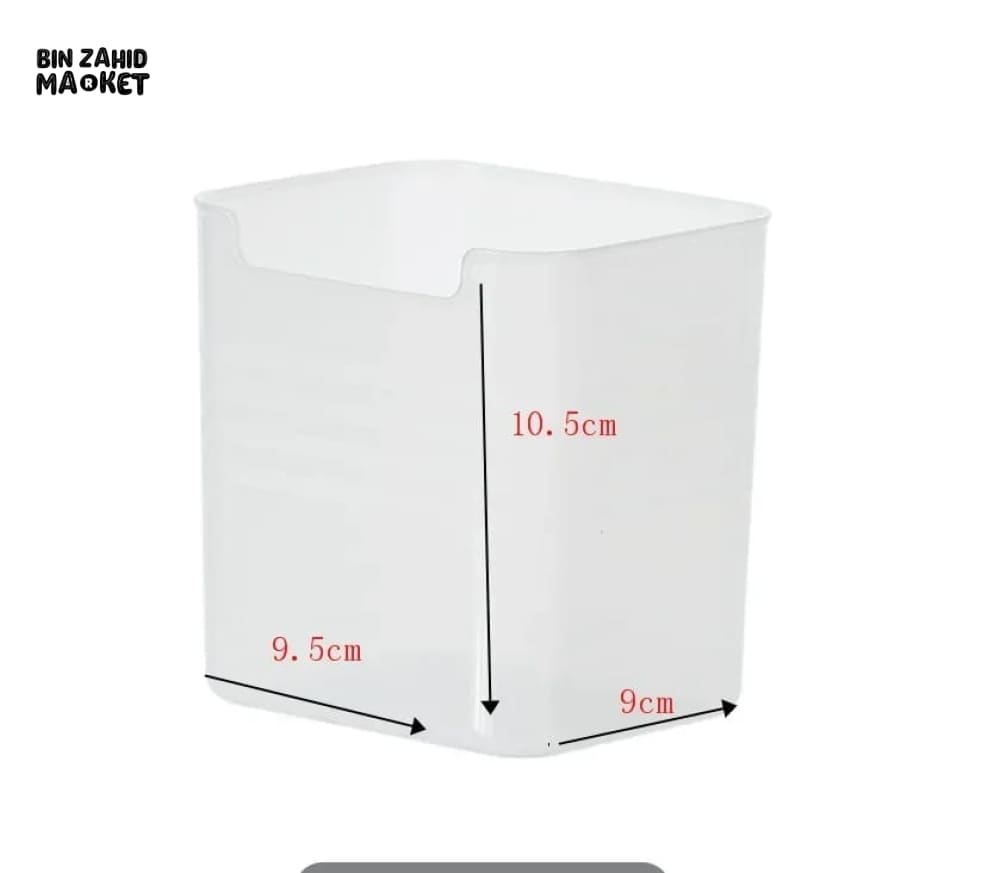 PACK OF 4 REFRIGERATOR FOOD STORAGE BOXES