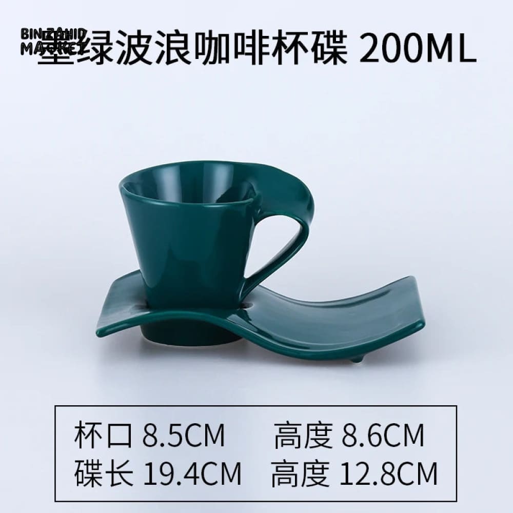 PACK OF 6 EUROPEAN WAVE ACRYLIC CUP