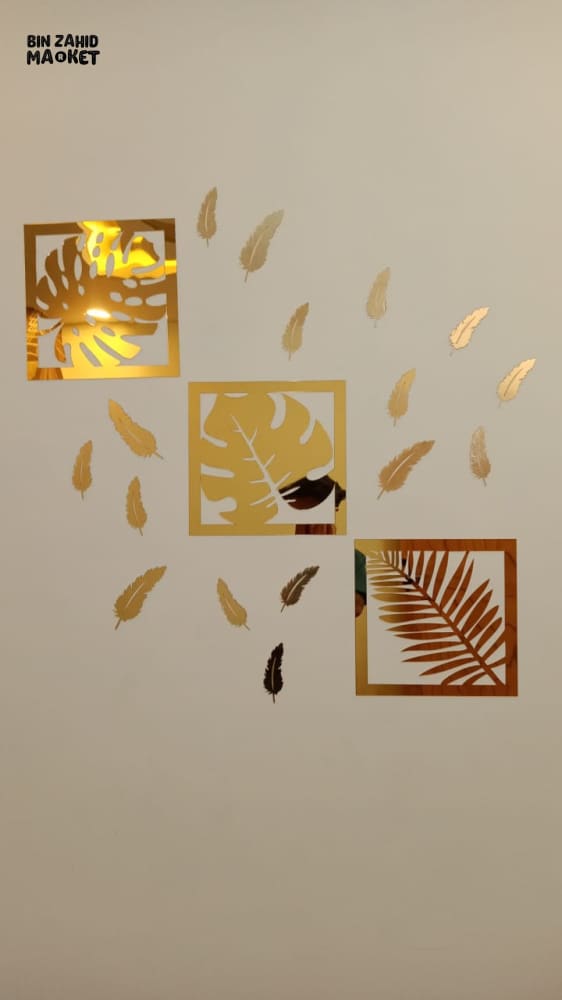 PACK OF WALL MIRROR STICKERS