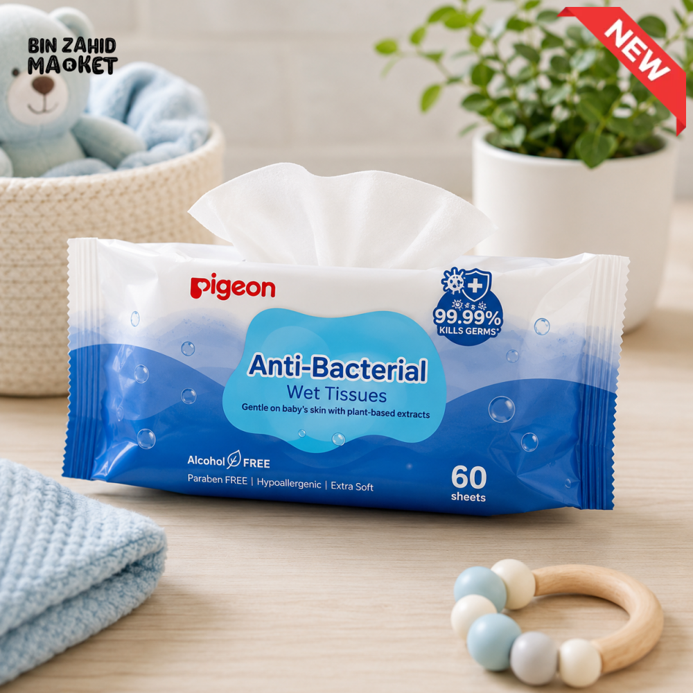 PIGEON ANTI-BACTERIAL WET TISSUES 20S