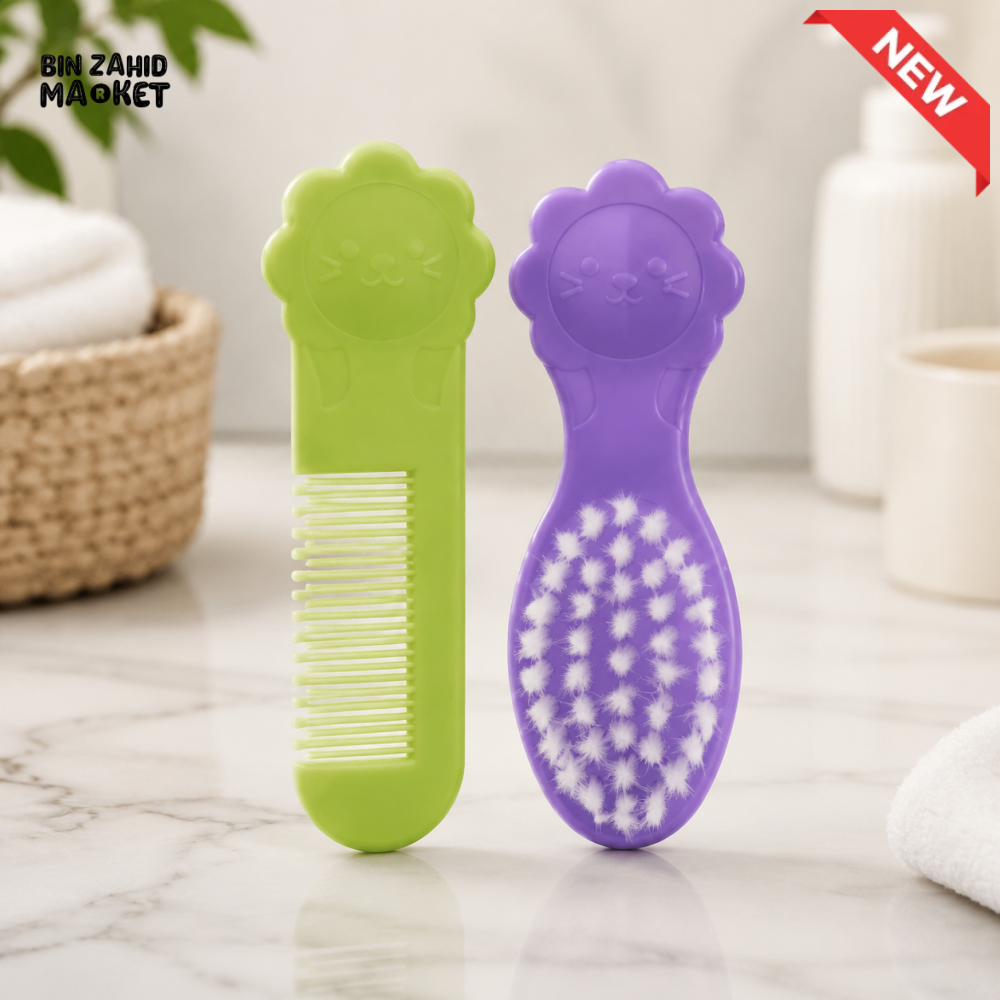 PIGEON BABY COMB AND BRUSH SET