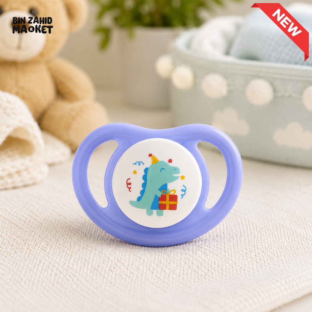 PIGEON BABY PACIFIER – DINO BIRTHDAY THEME (6–18 MONTHS)