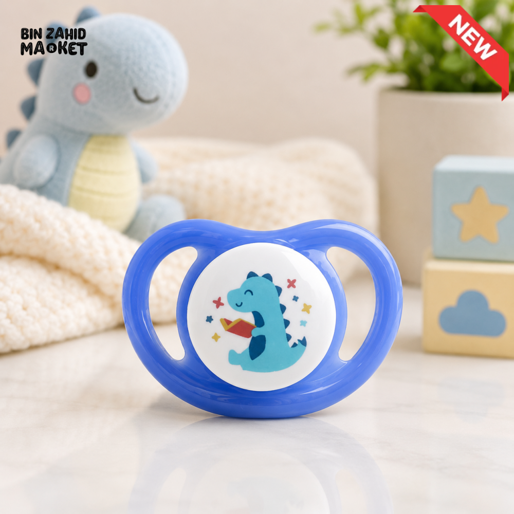 PIGEON BABY PACIFIER – DINO READ MOTIF (12–36 MONTHS)