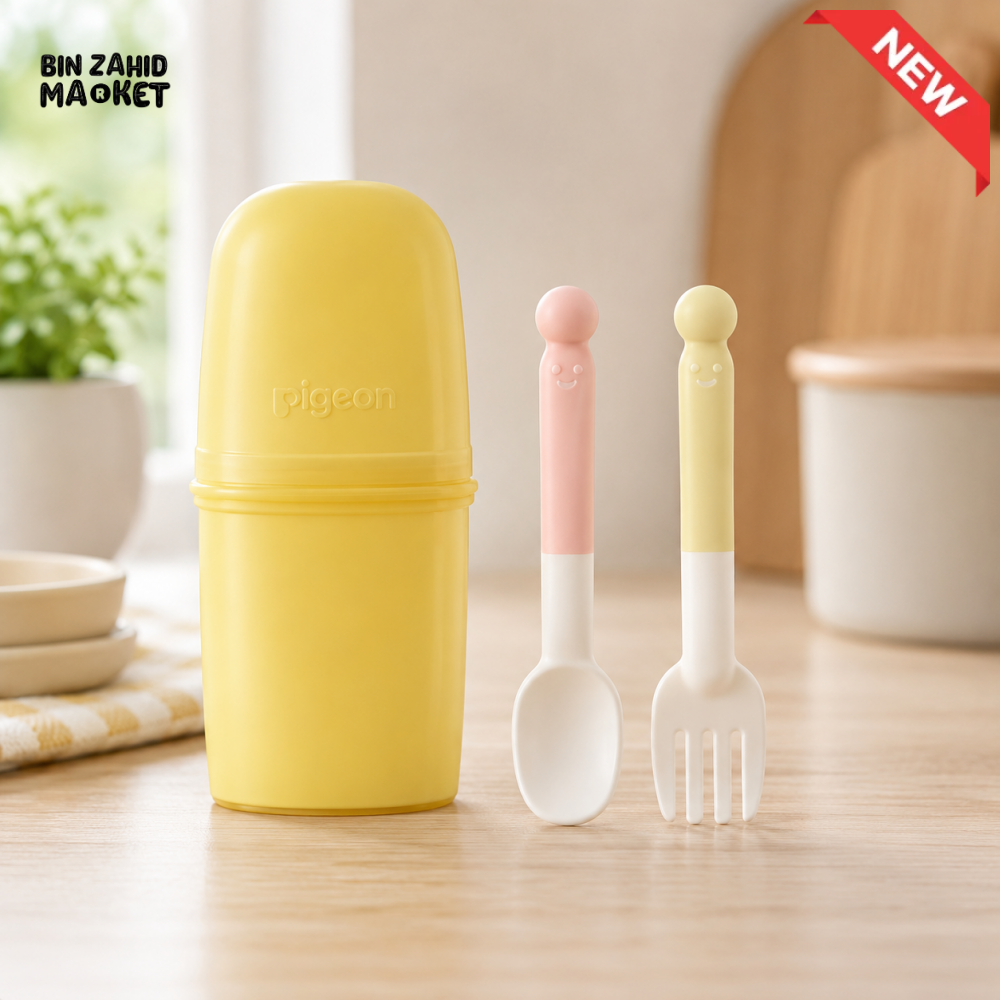 PIGEON BABY SELF-WEAN SPOON & FORK