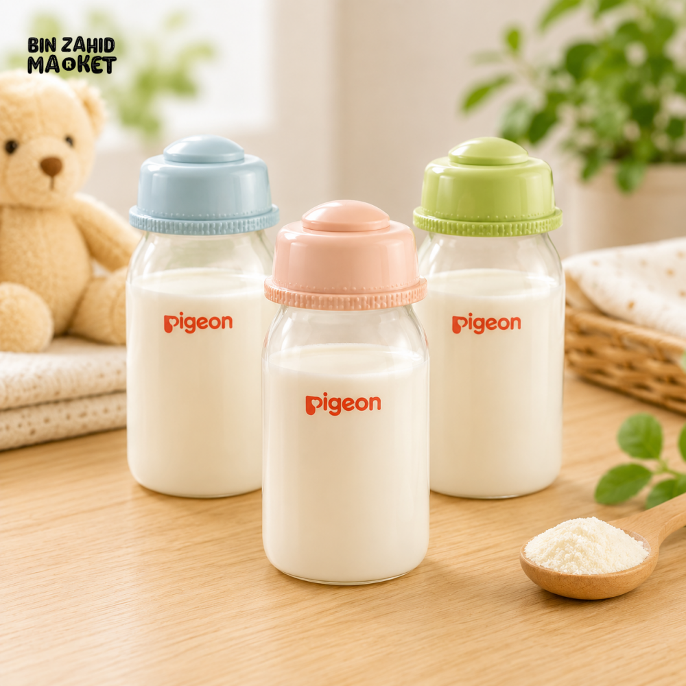 PIGEON BREASTMILK STORAGE BOTTLES 120ML PK-3