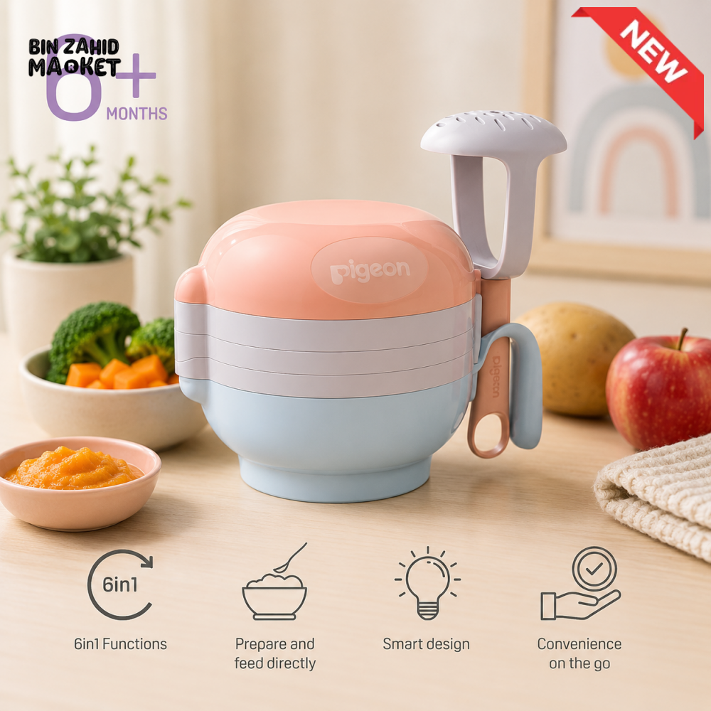 PIGEON HOME BABY FOOD MAKER 6-IN-1 SET