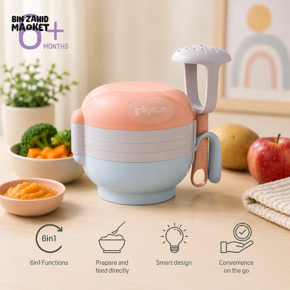 PIGEON HOME BABY FOOD MAKER 6-IN-1 SET