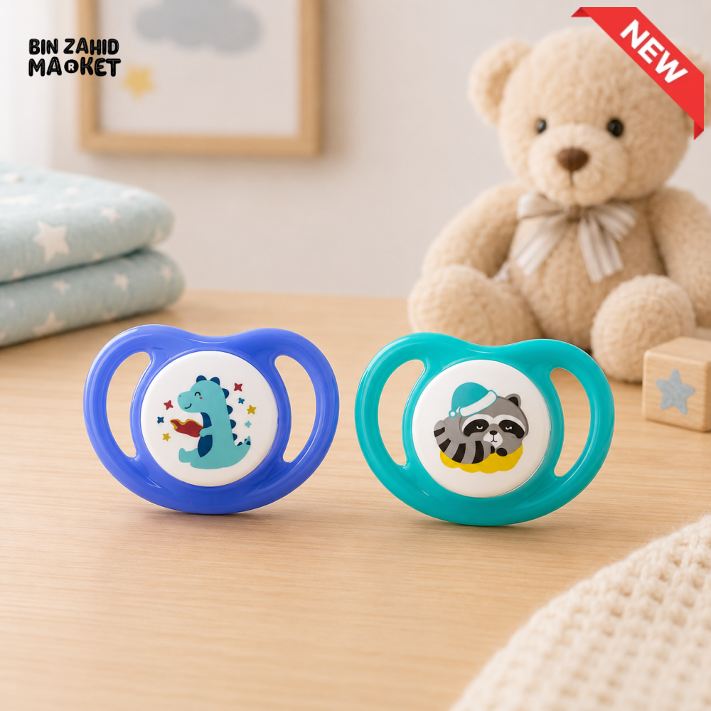 PIGEON MINILIGHT SOFTEST SILICONE BOY PACIFIER 2PCS - L