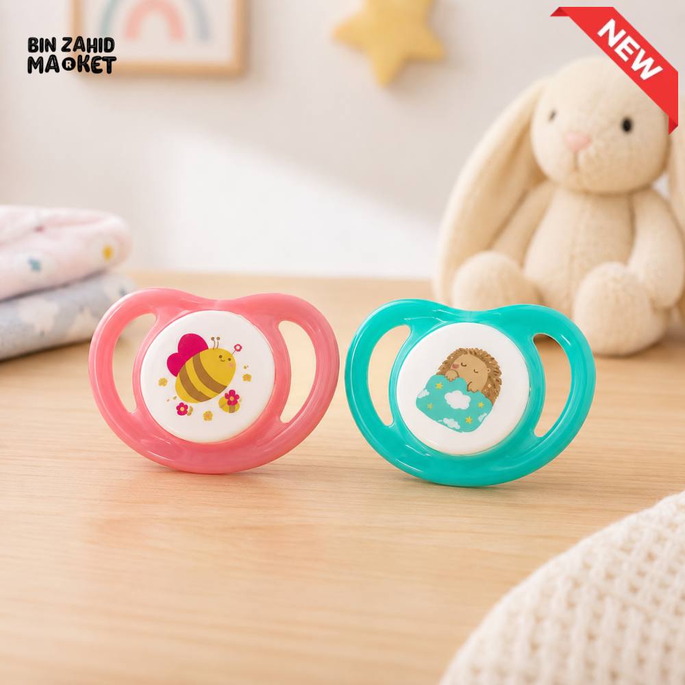 PIGEON MINILIGHT SOFTEST SILICONE GIRL PACIFIER 2PCS - M