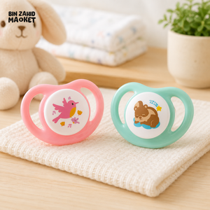 PIGEON MINILIGHT SOFTEST SILICONE GIRL PACIFIER 2PCS - S