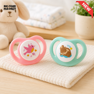 PIGEON MINILIGHT SOFTEST SILICONE GIRL PACIFIER 2PCS - S