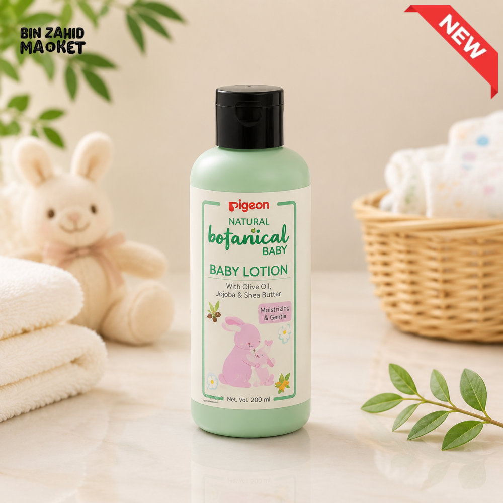 PIGEON NATURAL BOTANICAL BABY MILKY LOTION – 200ML