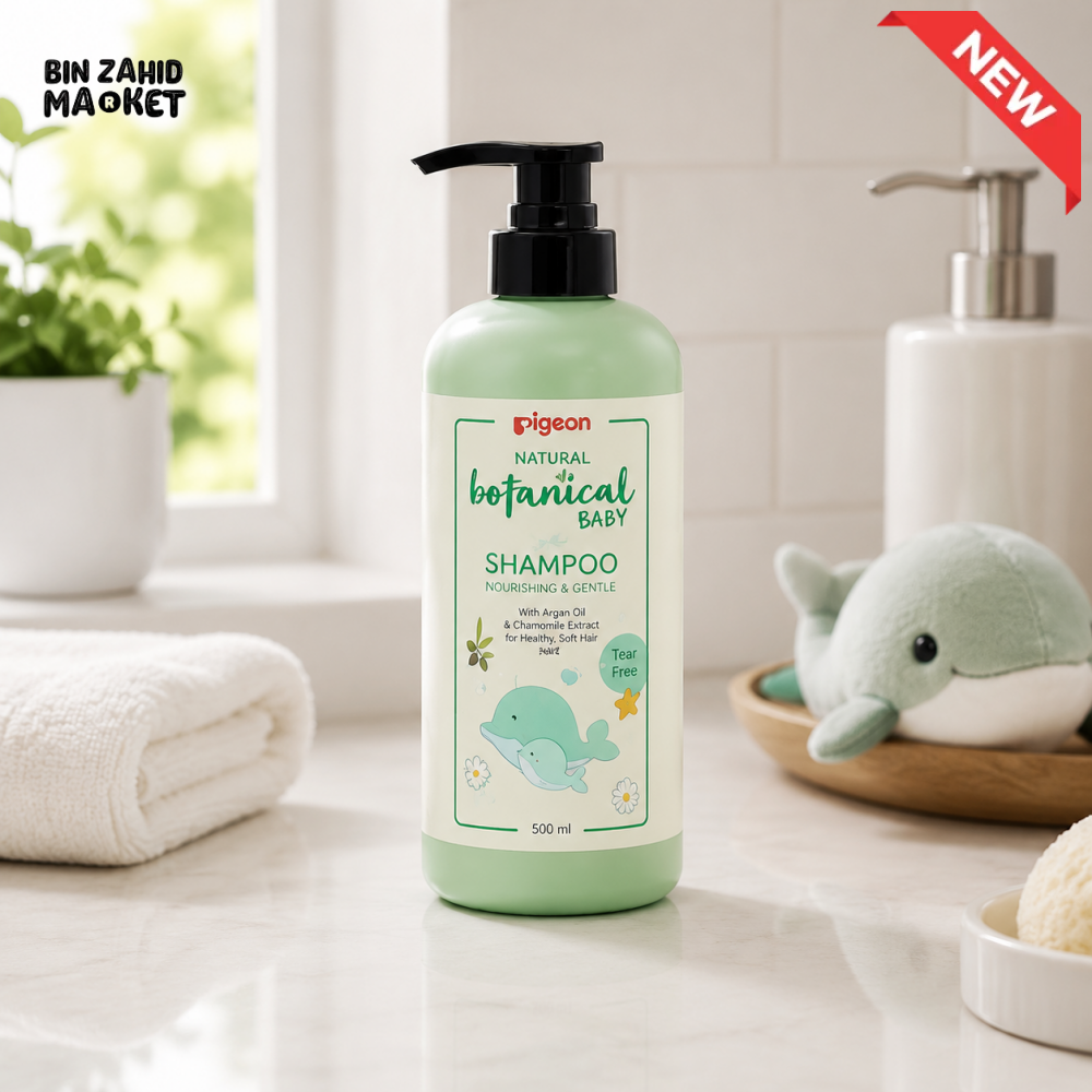 PIGEON NATURAL BOTANICAL BABY SHAMPOO 500ML