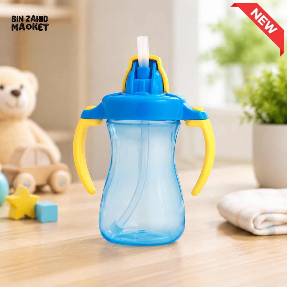 PIGEON PETITE TRAINING STRAW BOTTLE 150ML (BLUE)
