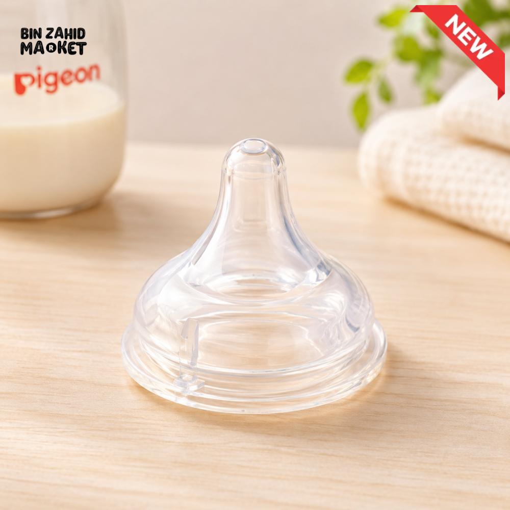 PIGEON SOFTOUCH WIDE NECK NIPPLE 1 PC SS