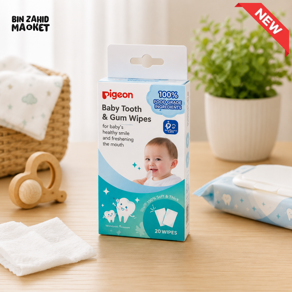 PIGEON TOOTH & GUM WIPES NATURAL