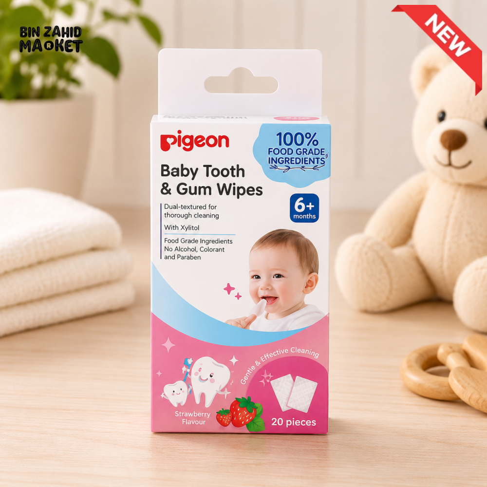 PIGEON TOOTH & GUM WIPES STRAWBERRY