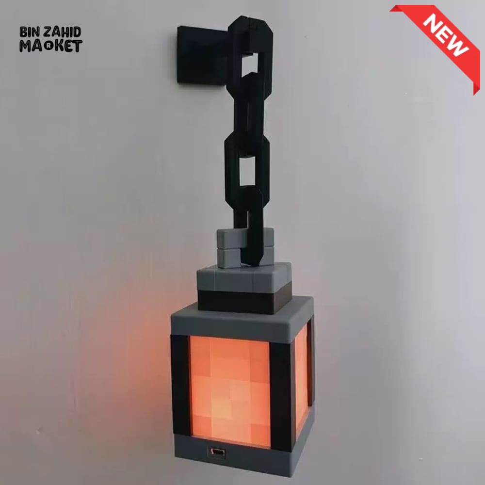 PIXEL STYLE HANGING LANTERN WALL LIGHT - Wall Décor