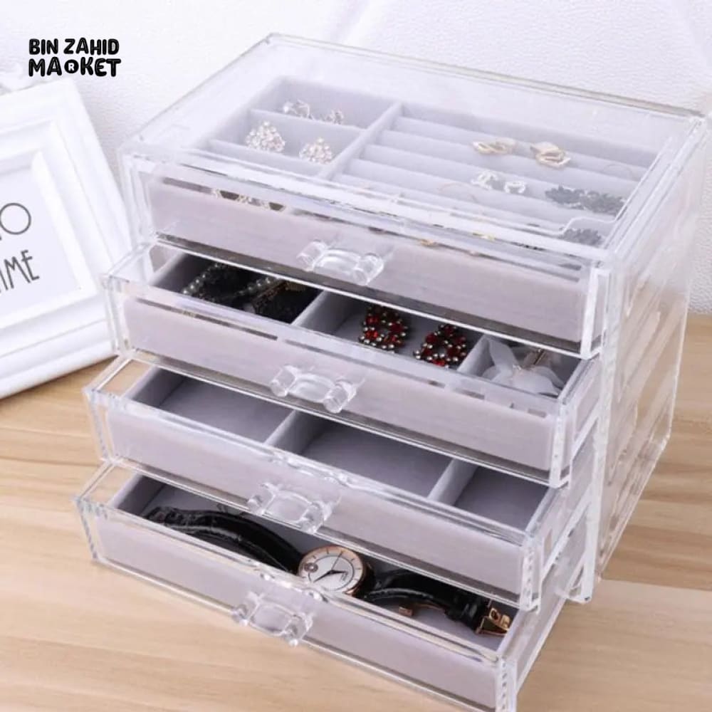 PLUSH JEWELRY ORGANIZER 4 Layers