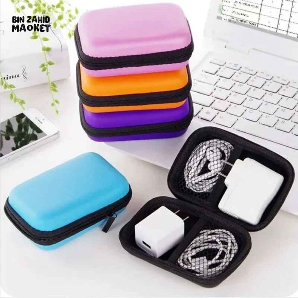 PORTABLE EVA HARD SHELL ZIPPER STORAGE CASE 1-PIECE