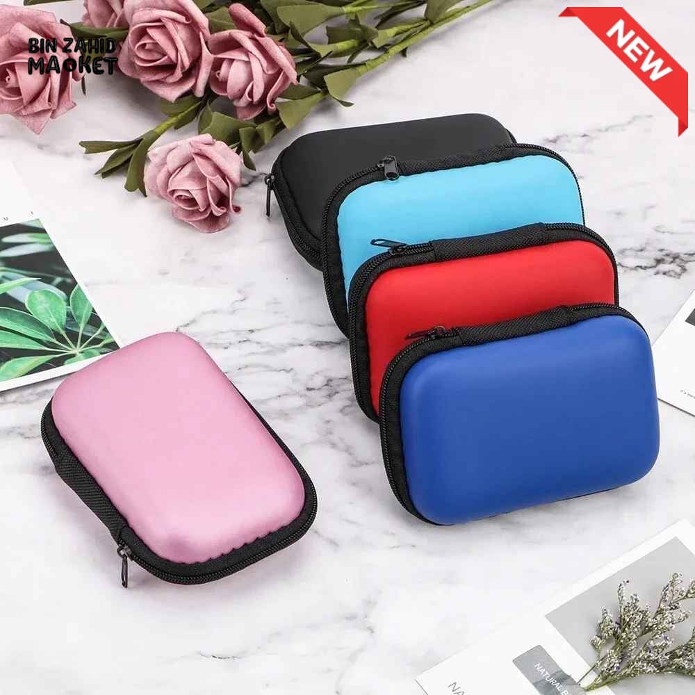 PORTABLE EVA HARD SHELL ZIPPER STORAGE CASE 1-PIECE