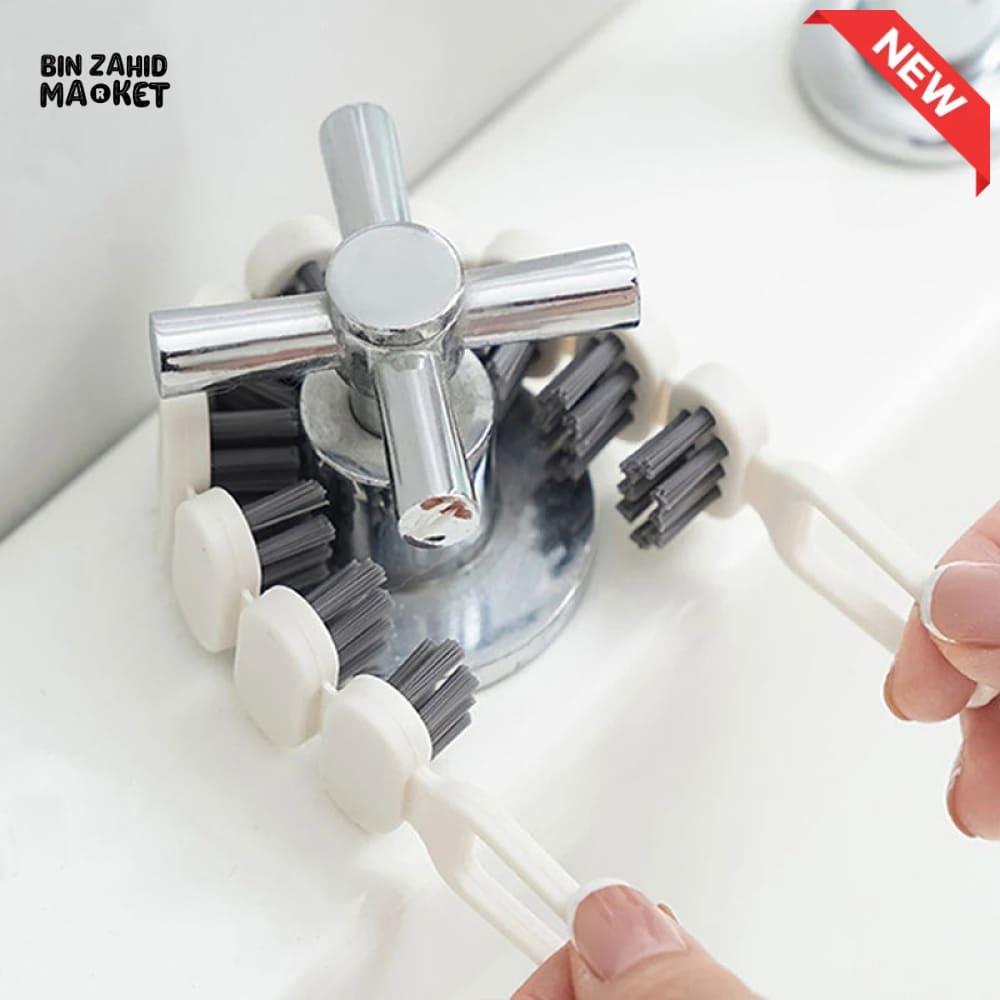PORTABLE FOLDABLE GROUT BRUSH – FLEXIBLE MULTIFUNCTIONAL CLEANING BRUSH WITH SOFT BRISTLES FOR KITCHEN BATHROOM & HOME