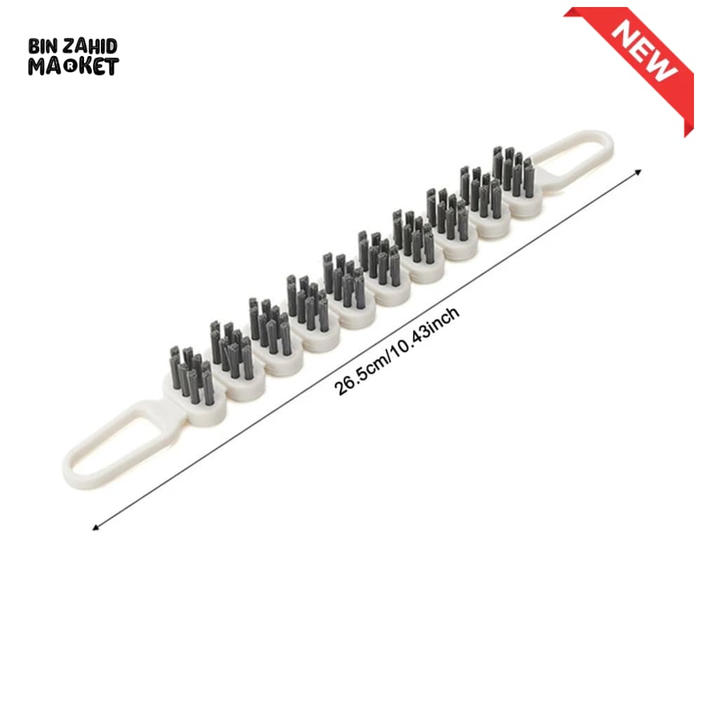 PORTABLE FOLDABLE GROUT BRUSH – FLEXIBLE MULTIFUNCTIONAL CLEANING BRUSH WITH SOFT BRISTLES FOR KITCHEN BATHROOM & HOME