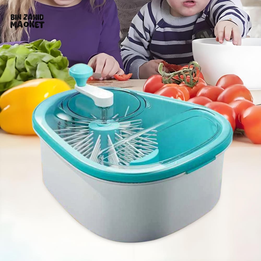 PORTABLE FRUIT & VEGETABLE WASHING BOWL WITH INTEGRATED BRUSH – QUICK RINSE EASY DRAIN