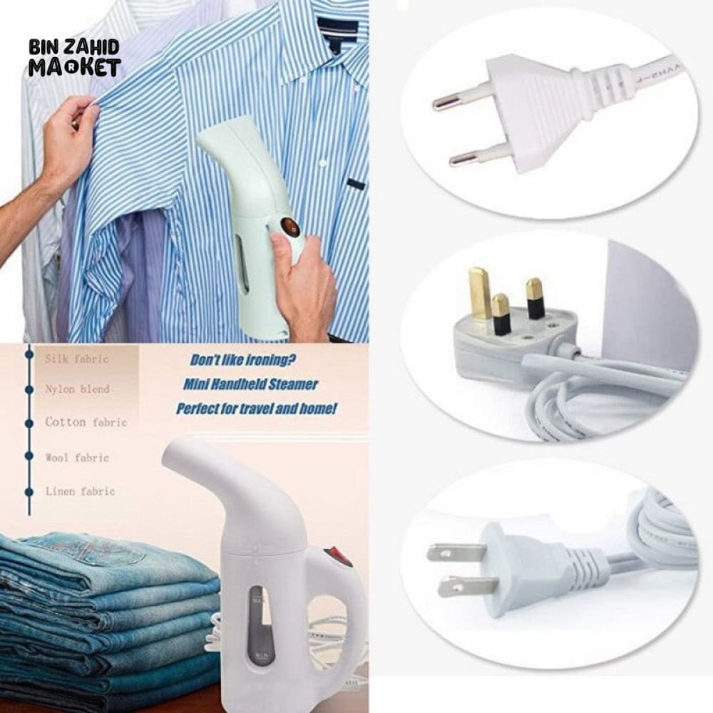 PORTABLE HANDHELD CLOTHES STEAMER FOR HOME & TRAVEL