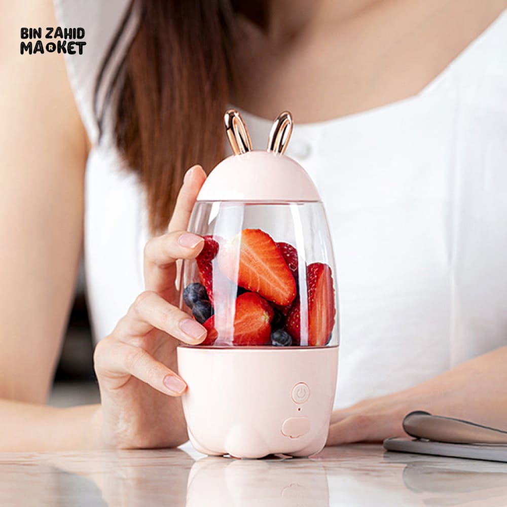PORTABLE MINI ELECTRIC JUICER RECHARGEABLE HOME BLENDER CUP