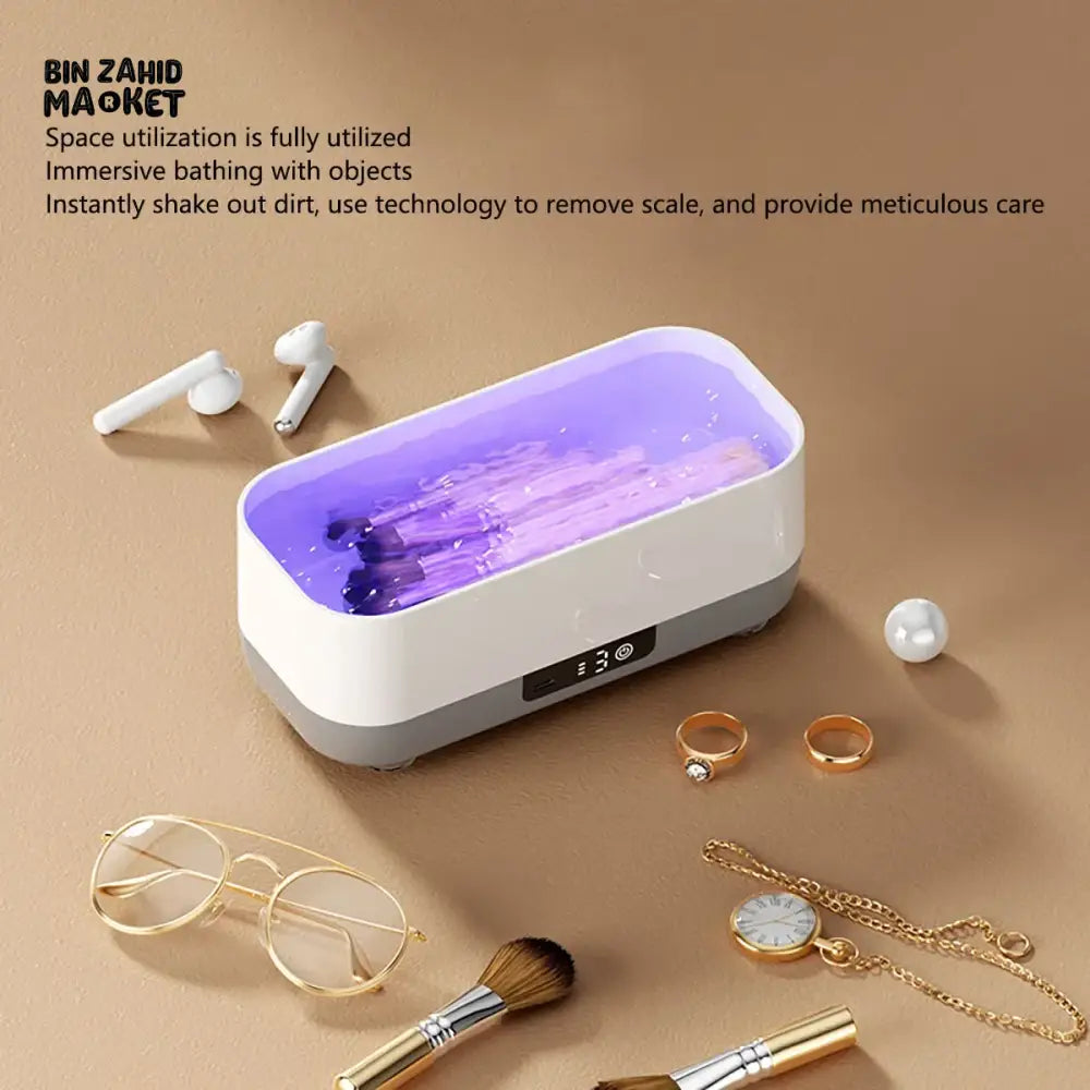 PORTABLE ULTRASONIC CLEANER – FOR JEWELRY WATCHES & MAKEUP BRUSHES