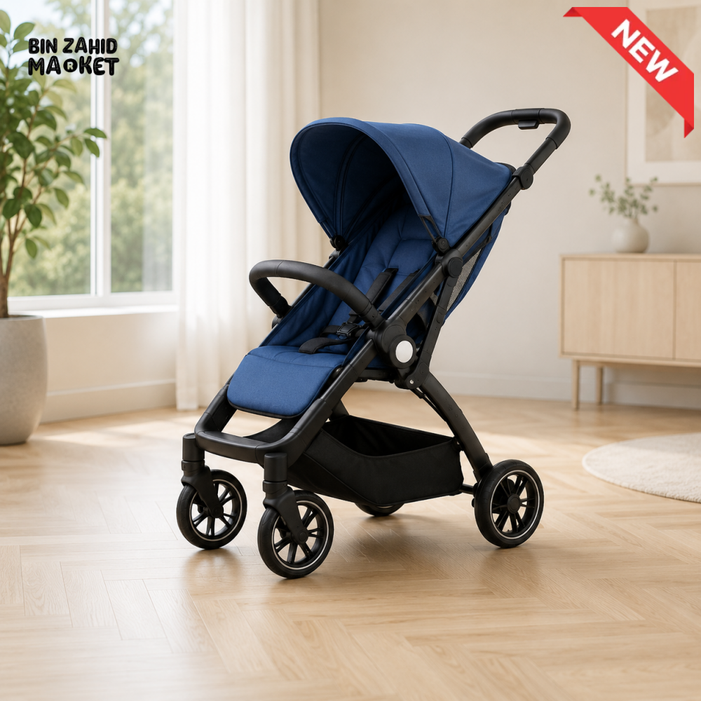 PREMIUM 2-IN-1 BABY STROLLER & CAR SEAT - BLUE