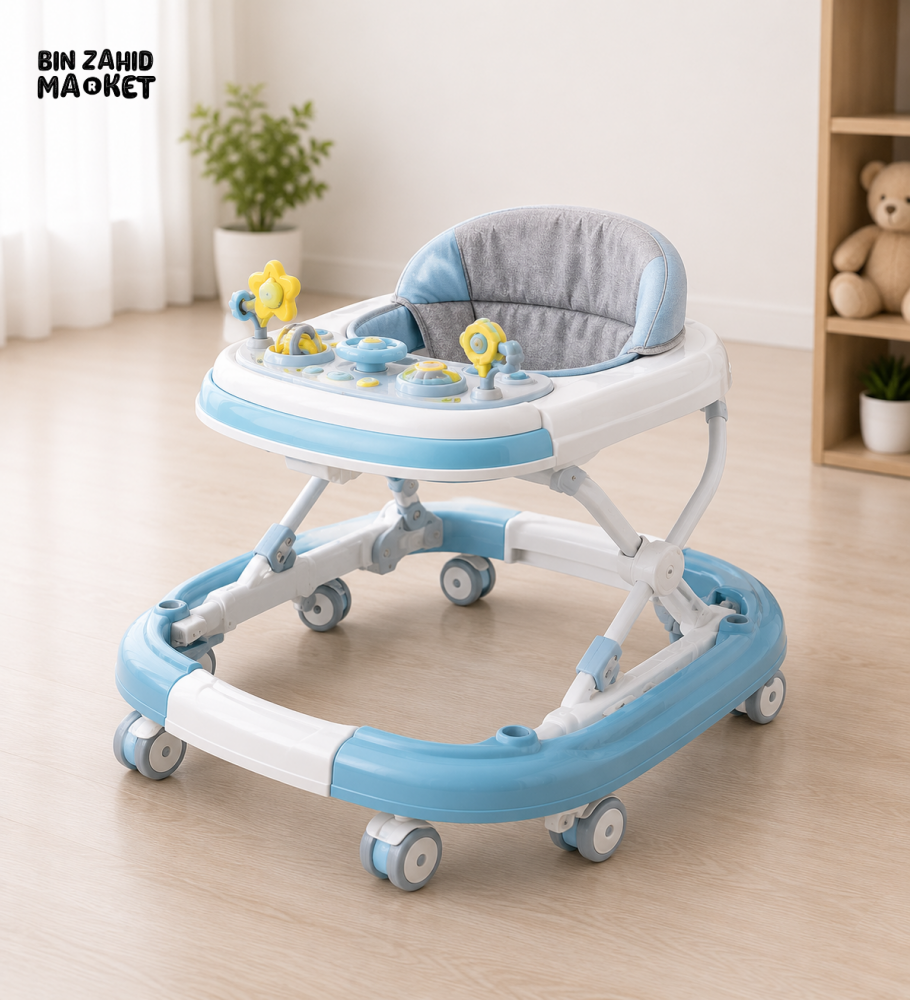 PREMIUM ACTIVITY BABY WALKER - BLUE