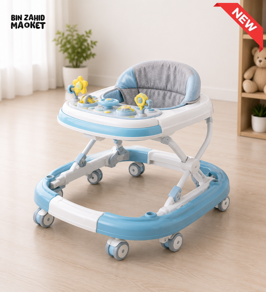 PREMIUM ACTIVITY BABY WALKER - BLUE