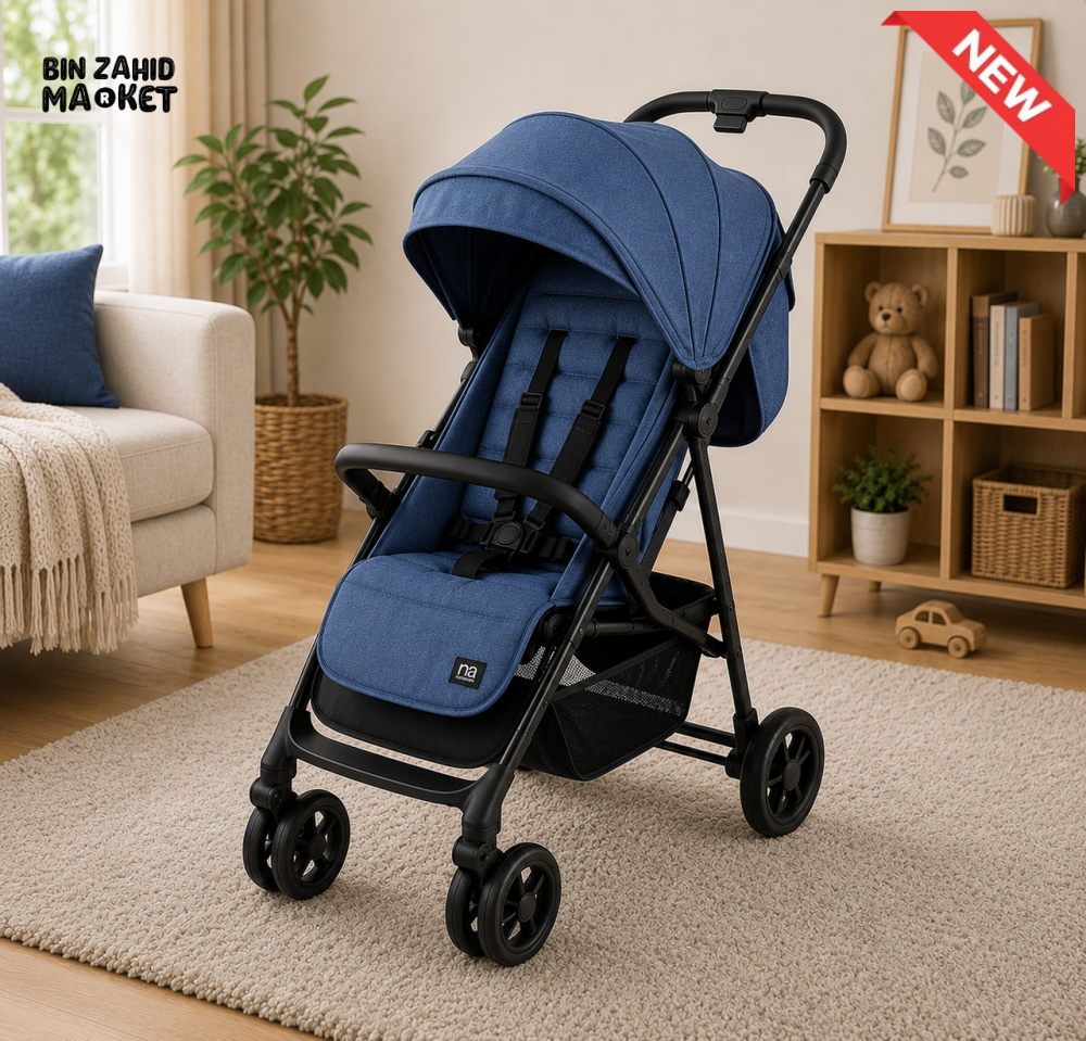 PREMIUM COMPACT BABY STROLLER - BLUE