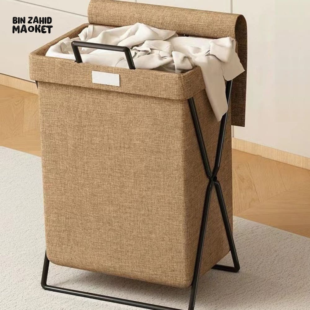 PREMIUM LARGE-CAPACITY COLLAPSIBLE BASKET – LAUNDRY/TOY ORGANIZER FOR HOME & HOSTEL