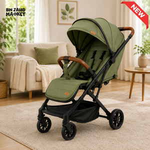 PREMIUM LUXURY BABY STROLLER - GREEN