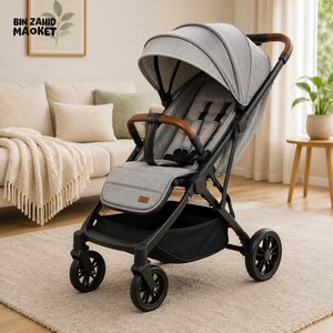 PREMIUM LUXURY BABY STROLLER - GREY