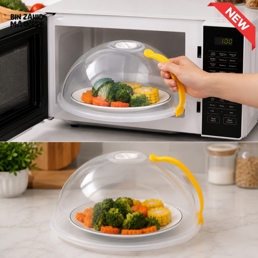 PREMIUM MICROWAVE SPLATTER COVER WITH STEAM VENT