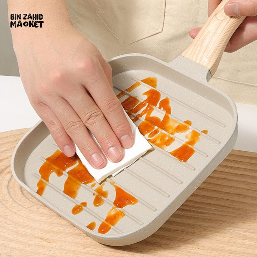 PREMIUM NON-STICK SQUARE GRILL & STEAK PAN