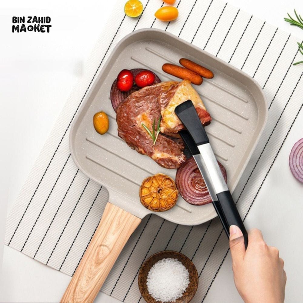 PREMIUM NON-STICK SQUARE GRILL & STEAK PAN