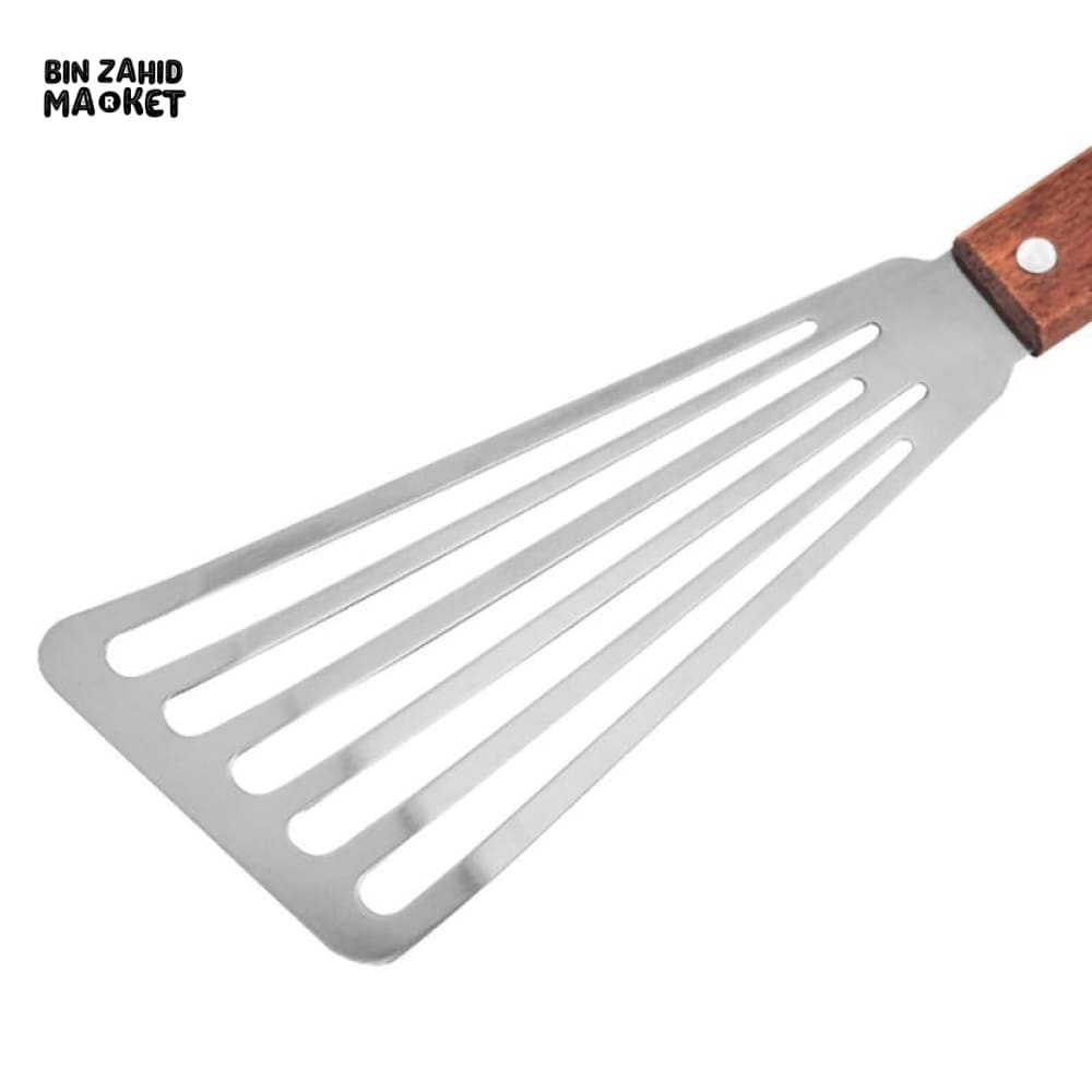 PREMIUM STAINLESS STEEL SLOTTED SPATULA FOR COOKING & GRILLING