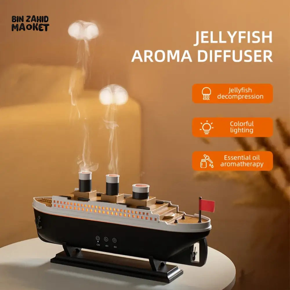 PREMIUM TITANIC SHIP MODEL HUMIDIFIER – AESTHETIC AROMA DIFFUSER